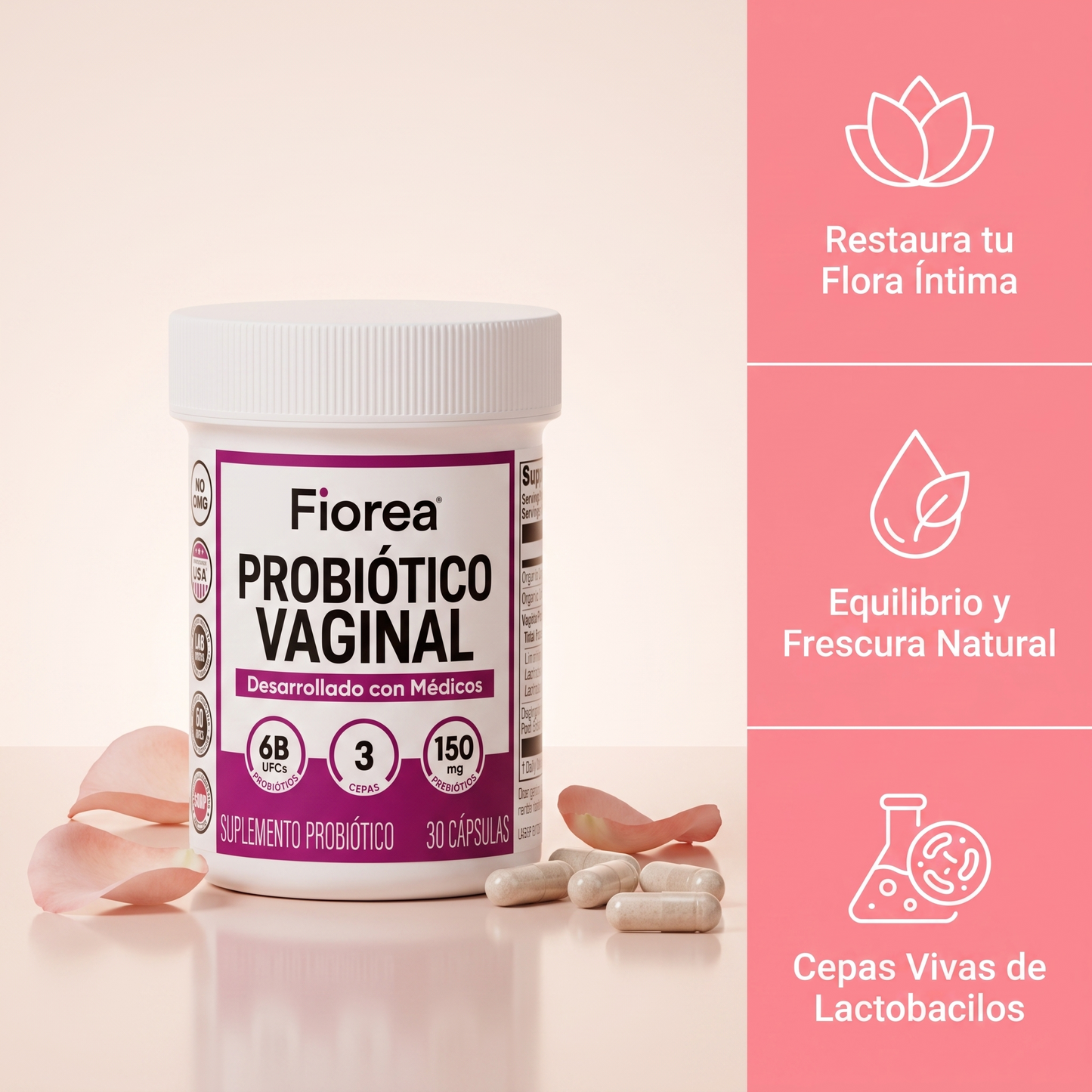 Probiotico Vaginal - Cuidado Intimo Femenino